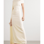 Cape-effect Off-the-shoulder Ruched Stretch-cady Gown - Endless - UAE Rental and Resale for Women's Fashion