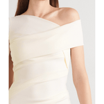 Cape-effect Off-the-shoulder Ruched Stretch-cady Gown - Endless - UAE Rental and Resale for Women's Fashion