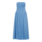 Carmele Cotton Gathered Midi Dress - Endless