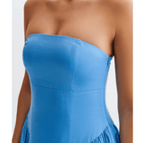 Carmele Cotton Gathered Midi Dress - Endless