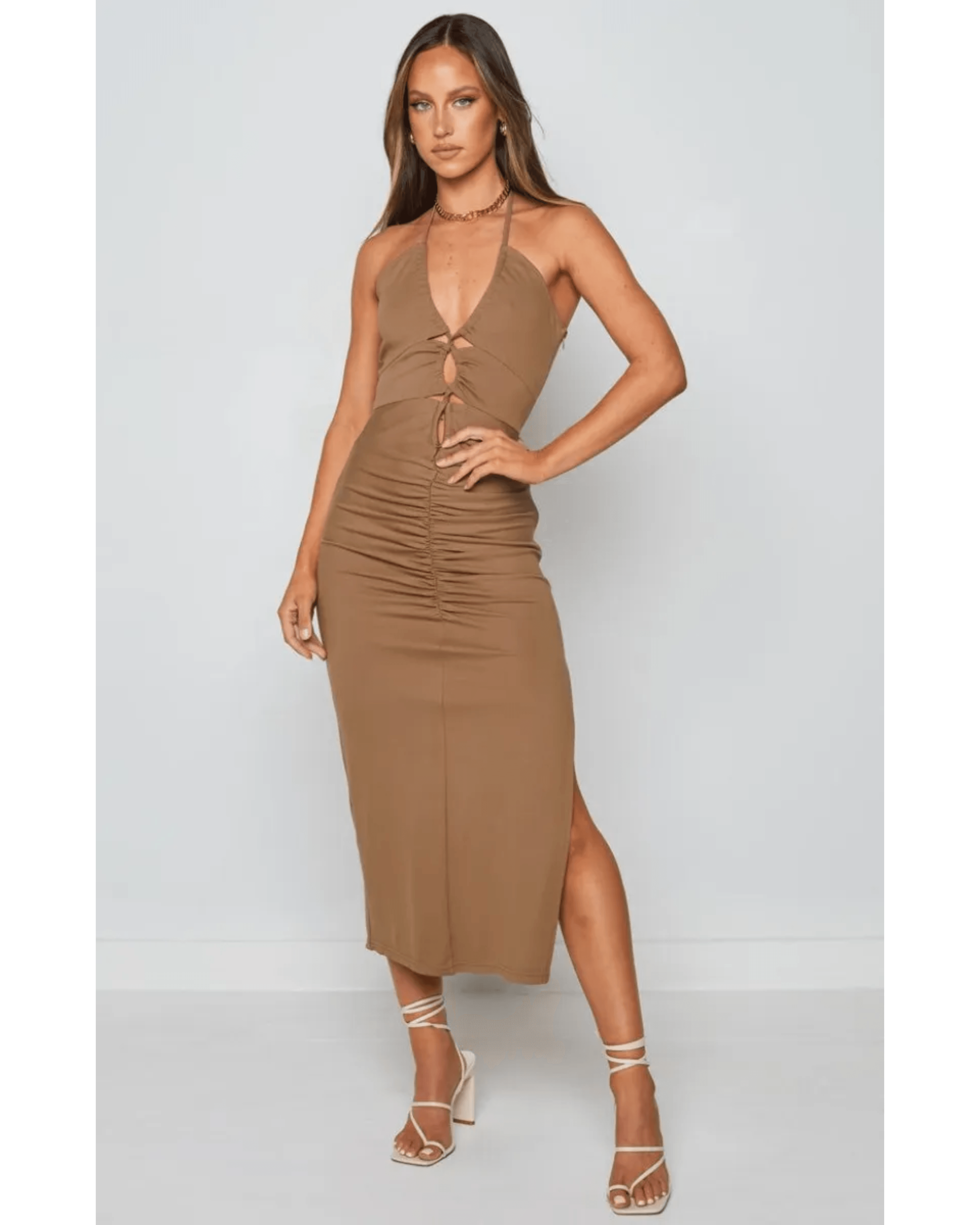 Caroline Midi Dress - Endless - UAE Rental and Resale for Women's Fashion