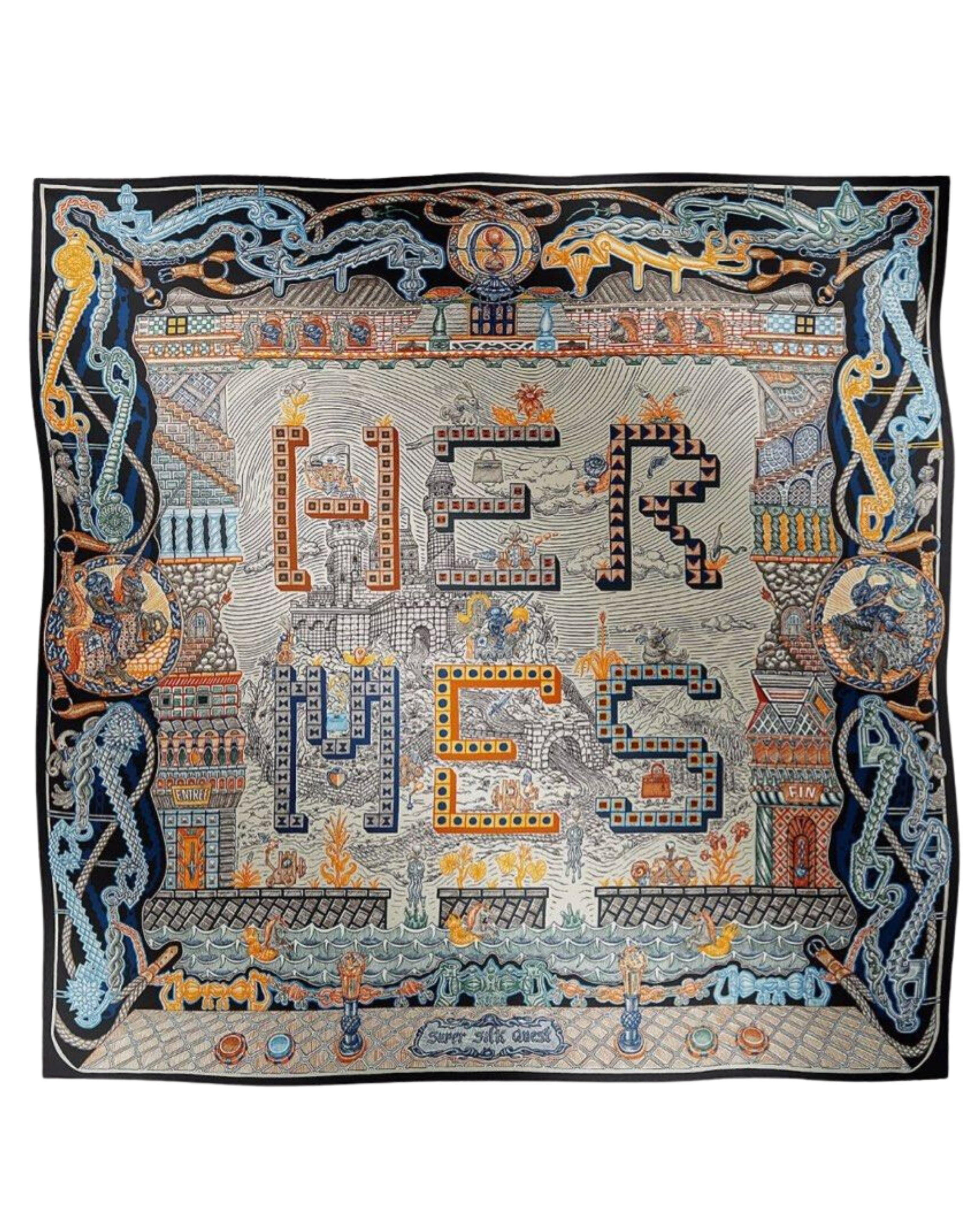 Carré 90 Silk Handkerchief - Endless - UAE Rental and Resale for Women's Fashion