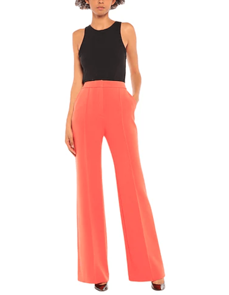 Casual Tailored Pants in Coral - Endless