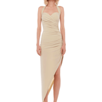 Cayla Side Drape Gown in Mist - Endless - UAE Rental and Resale for Women's Fashion