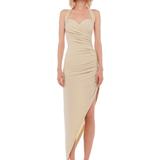 Cayla Side Drape Gown in Mist - Endless - UAE Rental and Resale for Women's Fashion