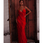 Cecelia Dress Red - Endless - UAE Rental and Resale for Women's Fashion