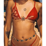 Celeste Cherry Red Triangle Bikini - Endless - UAE Rental and Resale for Women's Fashion