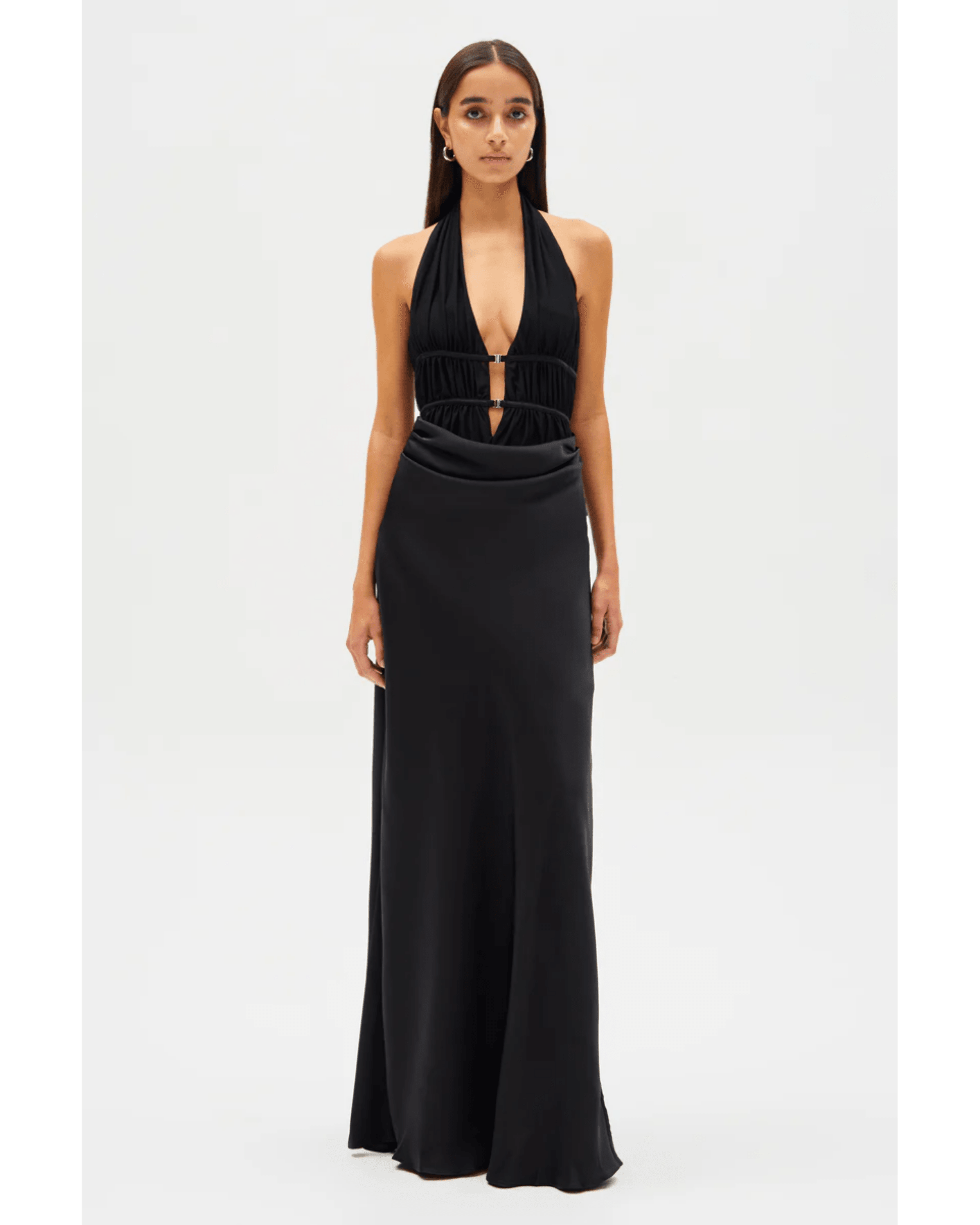 Celine Satin Maxi Dress - Endless - UAE Rental and Resale for Women's Fashion