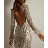 Champagne Dress - Endless - UAE Rental and Resale for Women's Fashion