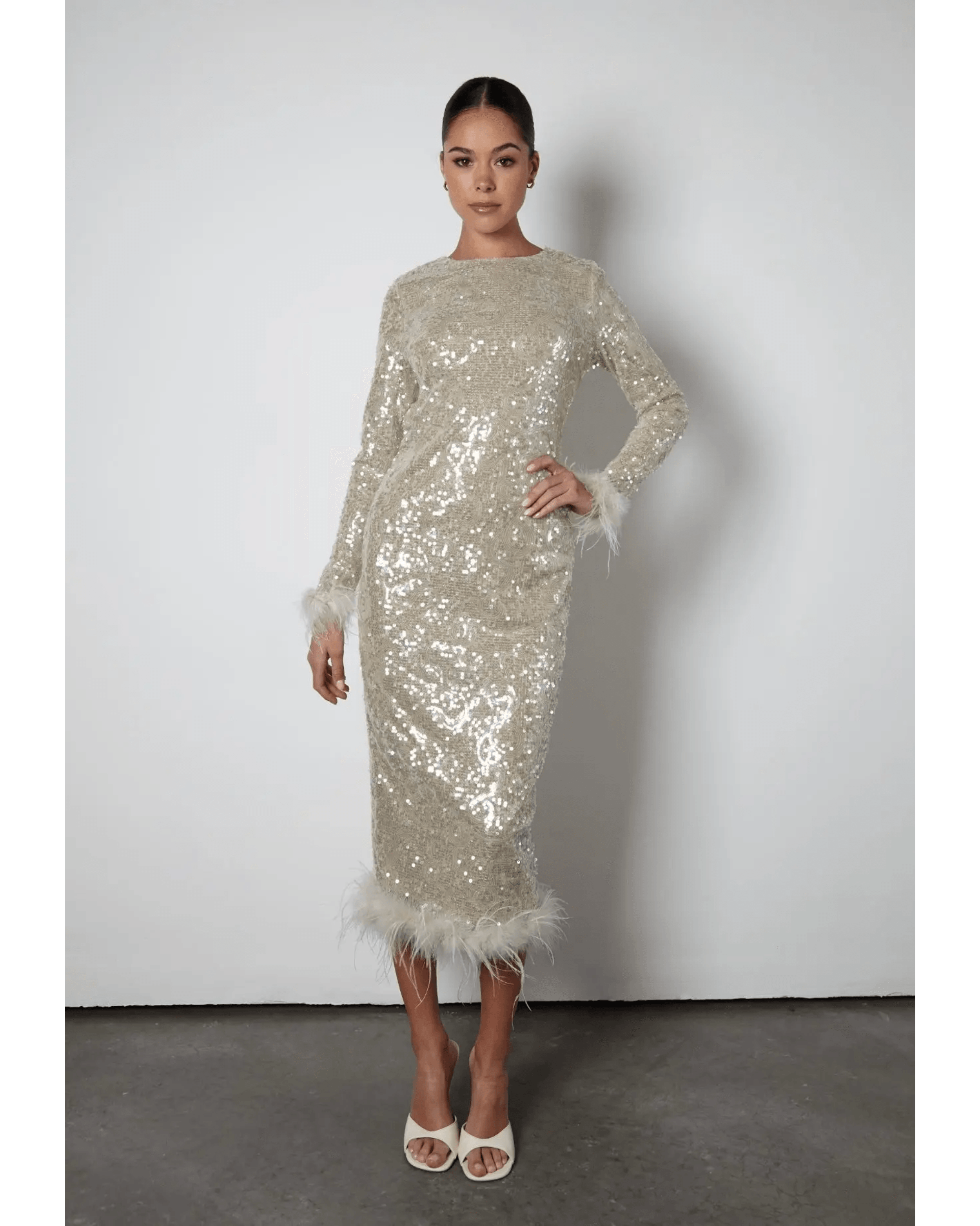 Champagne Dress - Endless - UAE Rental and Resale for Women's Fashion