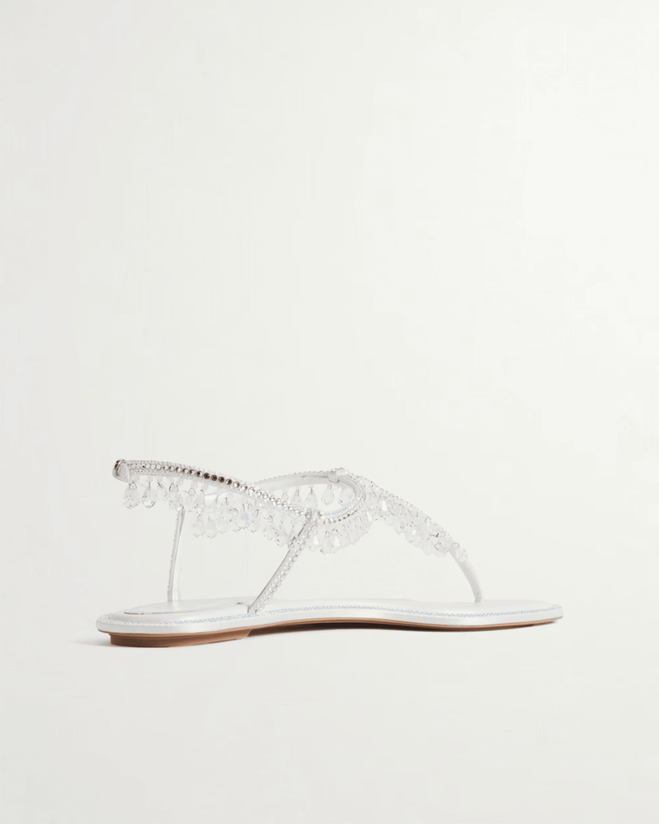 Chandelier Crystal-embellished Satin Sandals - Endless - UAE Rental and Resale for Women's Fashion