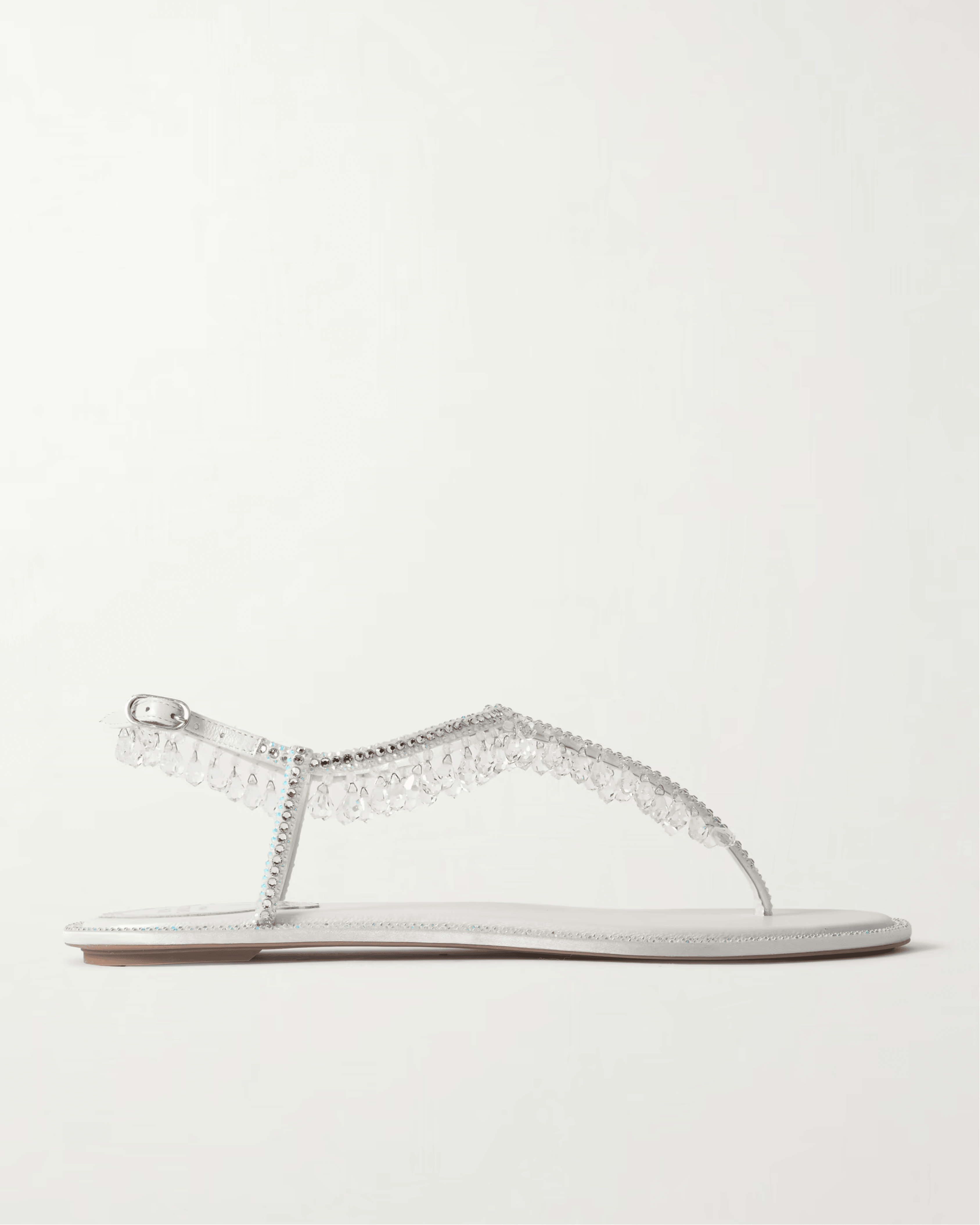 Chandelier Crystal-embellished Satin Sandals - Endless - UAE Rental and Resale for Women's Fashion