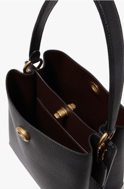 Charlie Pebble Leather Bucket Bag - Endless