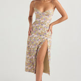 Charlotte Peony Print Midi Sundress