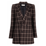 Checked Double-Breasted Blazer - Endless - UAE Rental and Resale for Women's Fashion
