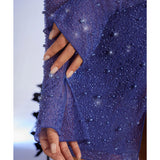 Chelsea Embellished Wrap Over A-Line Mini Dress - Endless - UAE Rental and Resale for Women's Fashion
