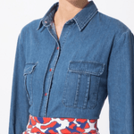 Chianti Denim Long Sleeve - Endless - UAE Rental and Resale for Women's Fashion