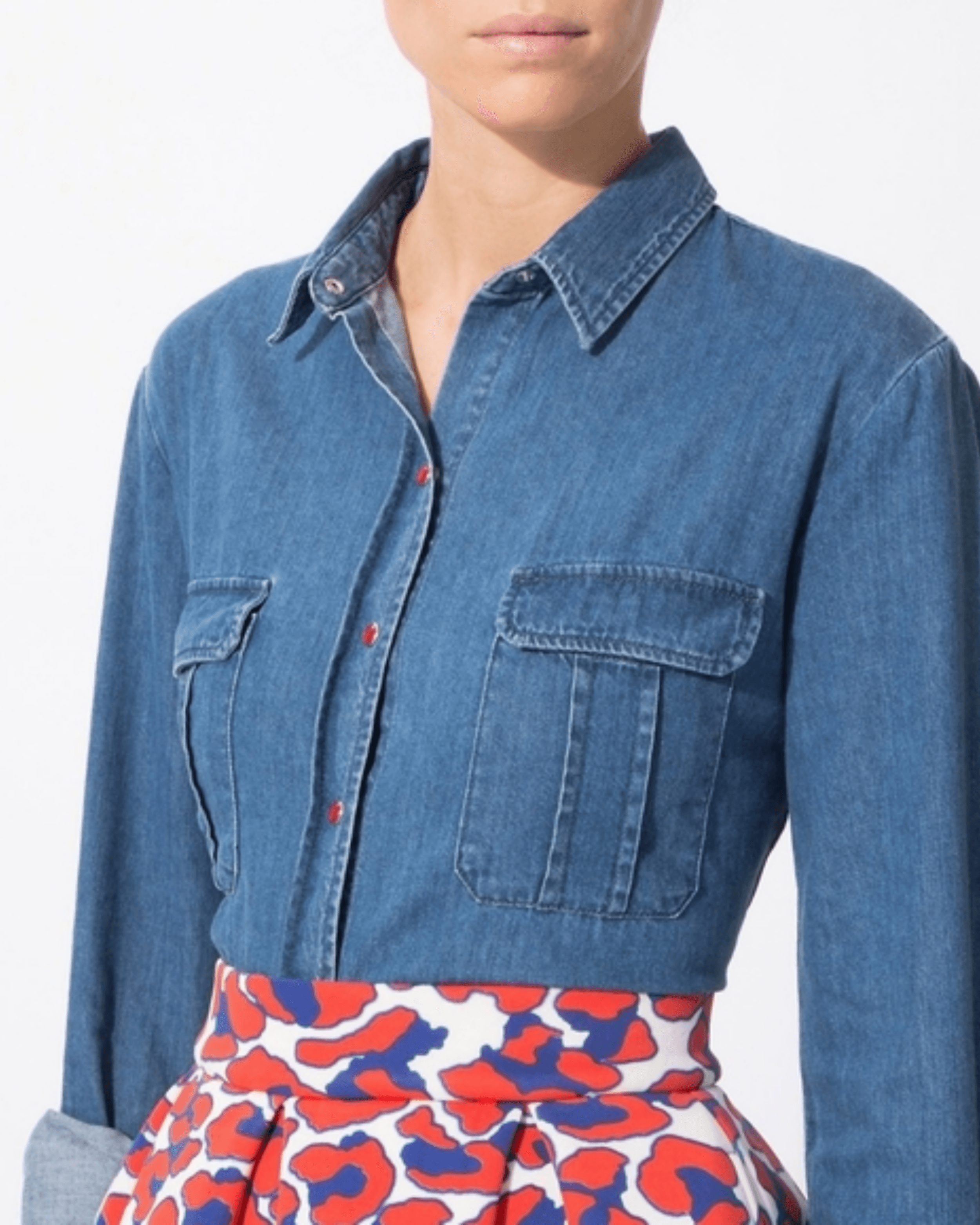 Chianti Denim Long Sleeve - Endless - UAE Rental and Resale for Women's Fashion