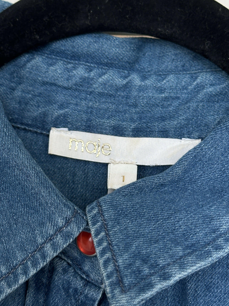 Chianti Denim Long Sleeve - Endless - UAE Rental and Resale for Women's Fashion