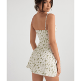 Christiana Garden Print Mini Dress - Endless - UAE Rental and Resale for Women's Fashion