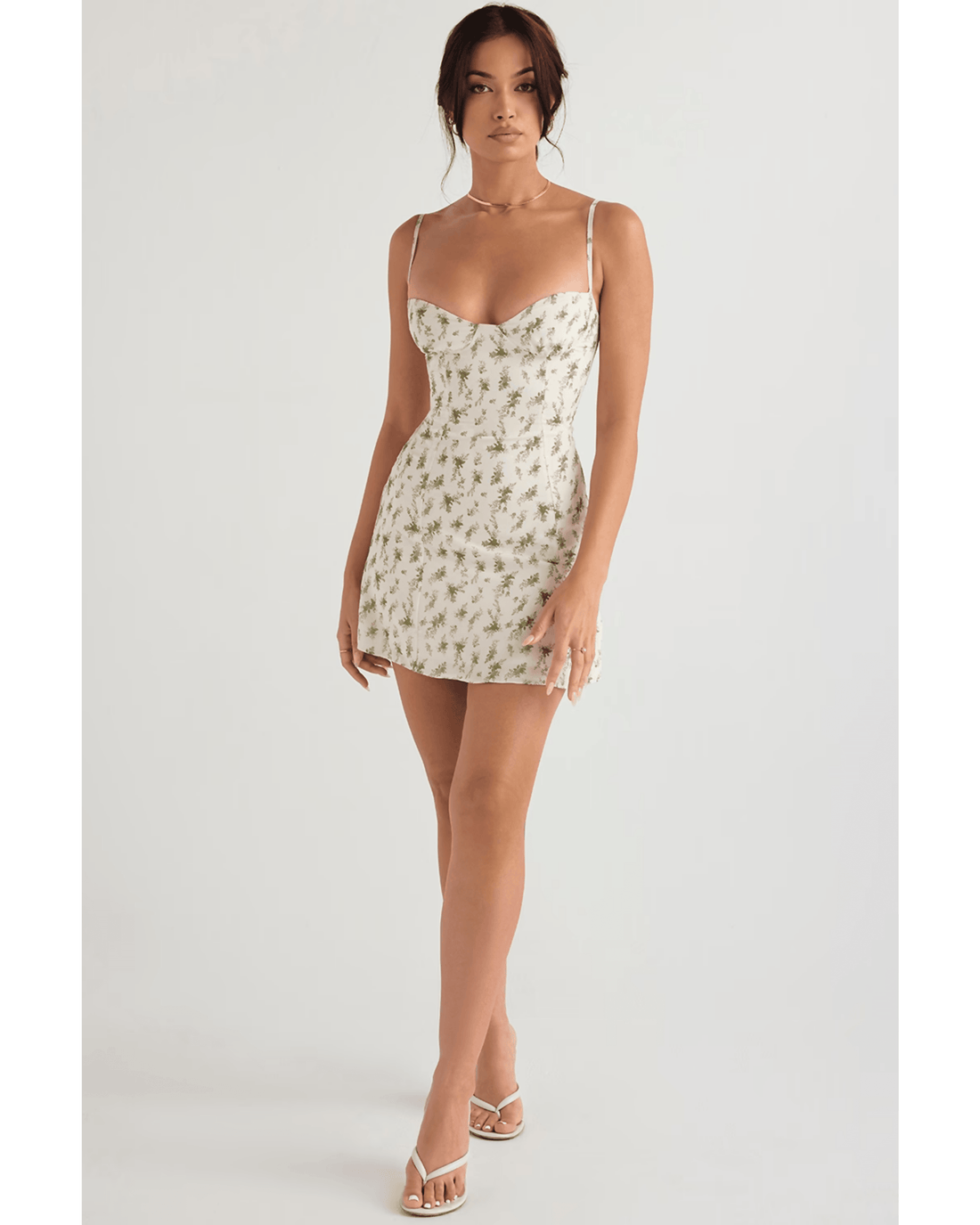 Christiana Garden Print Mini Dress - Endless - UAE Rental and Resale for Women's Fashion