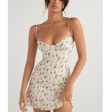 Christiana Garden Print Mini Dress - Endless - UAE Rental and Resale for Women's Fashion
