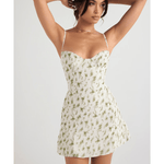Christiana Garden Print Mini Dress - Endless - UAE Rental and Resale for Women's Fashion