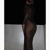 Ciaran Long Sleeve Maxi Dress - Endless - UAE Rental and Resale for Women's Fashion