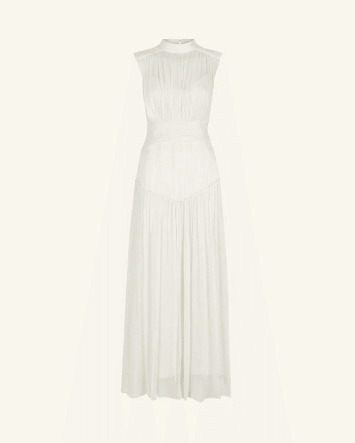 Clemence High Neck Maxi Dress - Endless - UAE Rental and Resale for Women's Fashion