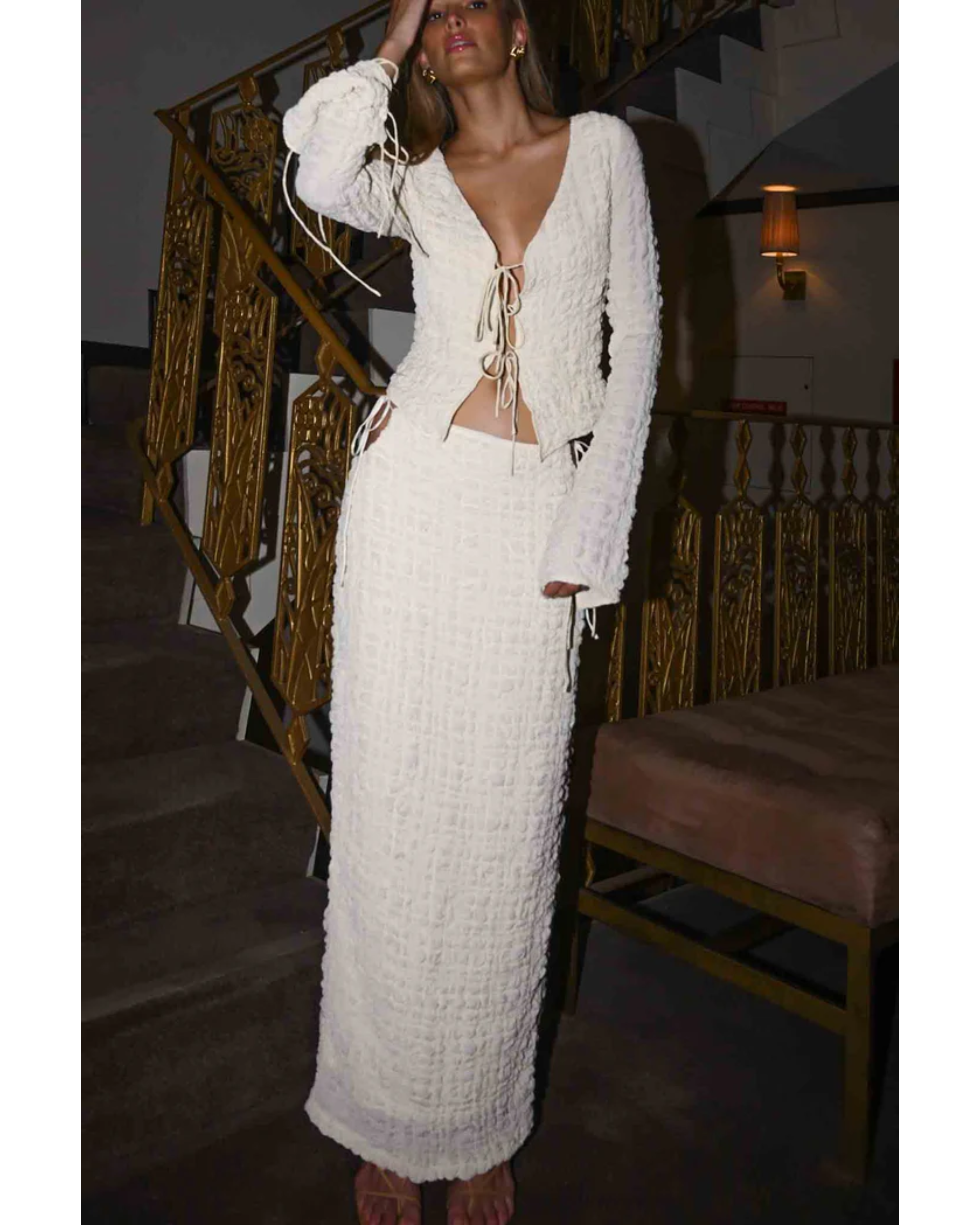 Cleo Bubble Coord Set - Endless - UAE Rental and Resale for Women's Fashion