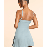 Clover Brushed Twill Drop Waist Kilt Mini Dress - Endless - UAE Rental and Resale for Women's Fashion