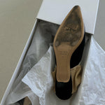 Coco Suede And Moire Mules - Endless - UAE Rental and Resale for Women's Fashion