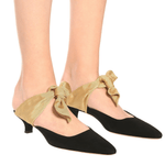 Coco Suede And Moire Mules - Endless - UAE Rental and Resale for Women's Fashion