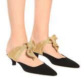 Coco Suede And Moire Mules - Endless - UAE Rental and Resale for Women's Fashion