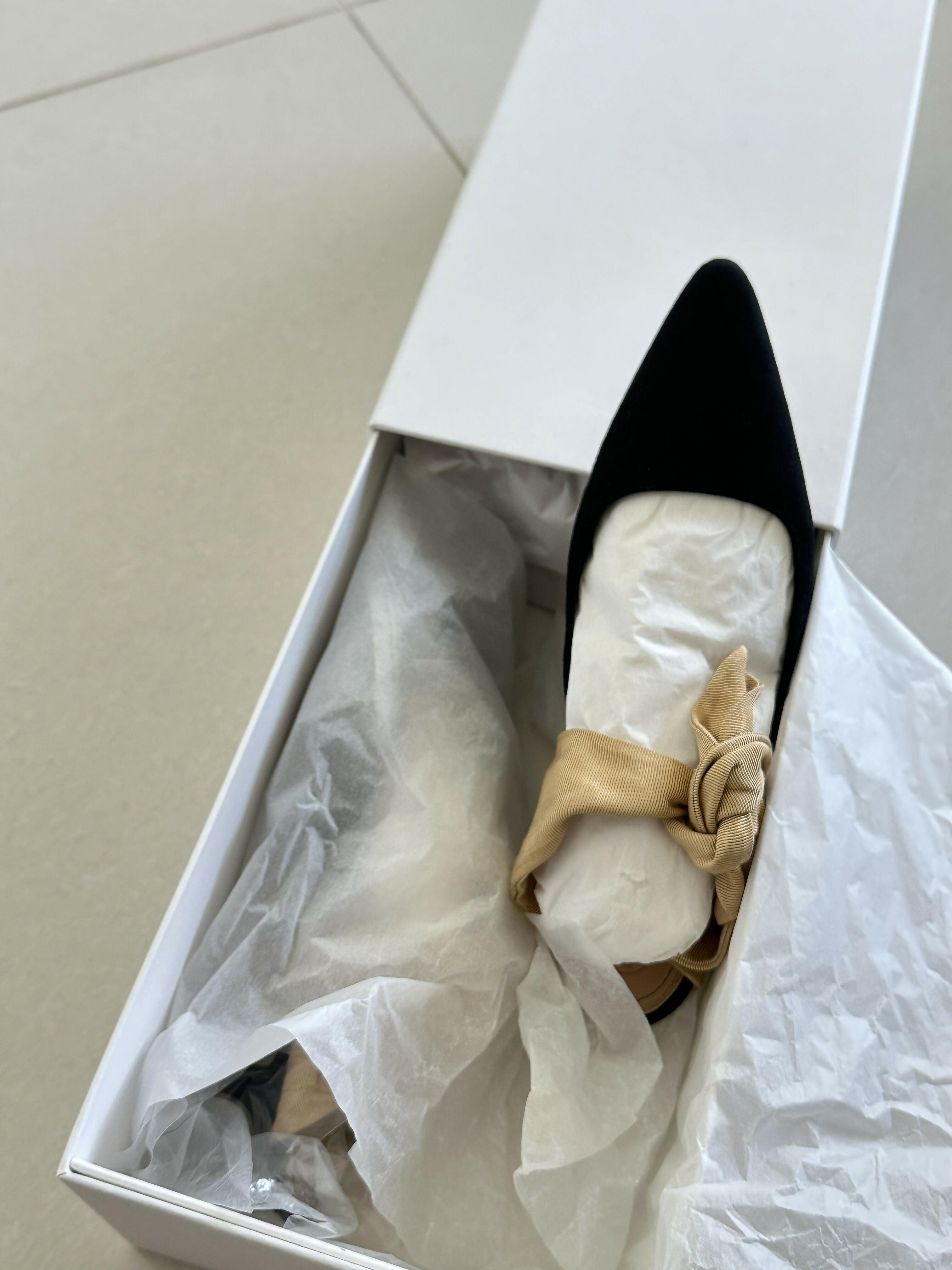 Coco Suede And Moire Mules - Endless - UAE Rental and Resale for Women's Fashion
