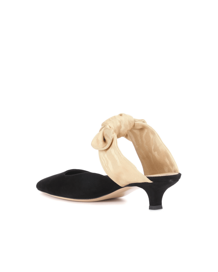 Coco Suede And Moire Mules - Endless - UAE Rental and Resale for Women's Fashion