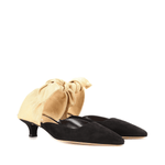 Coco Suede And Moire Mules - Endless - UAE Rental and Resale for Women's Fashion