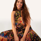 Colourful Sleeveless Jumpsuit - Endless - UAE Rental and Resale for Women's Fashion
