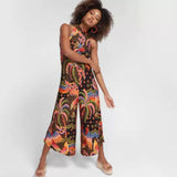 Colourful Sleeveless Jumpsuit - Endless - UAE Rental and Resale for Women's Fashion