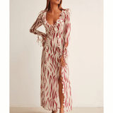 Constance Zebra Midi/Maxi Dress - Endless - UAE Rental and Resale for Women's Fashion