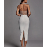 Cornelia Pearl Halter Bandage Dress - Endless - UAE Rental and Resale for Women's Fashion