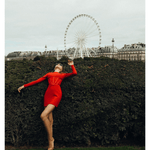 Corset-Waist Jersey Mini Dress - Endless - UAE Rental and Resale for Women's Fashion