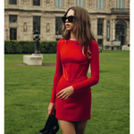 Corset-Waist Jersey Mini Dress - Endless - UAE Rental and Resale for Women's Fashion