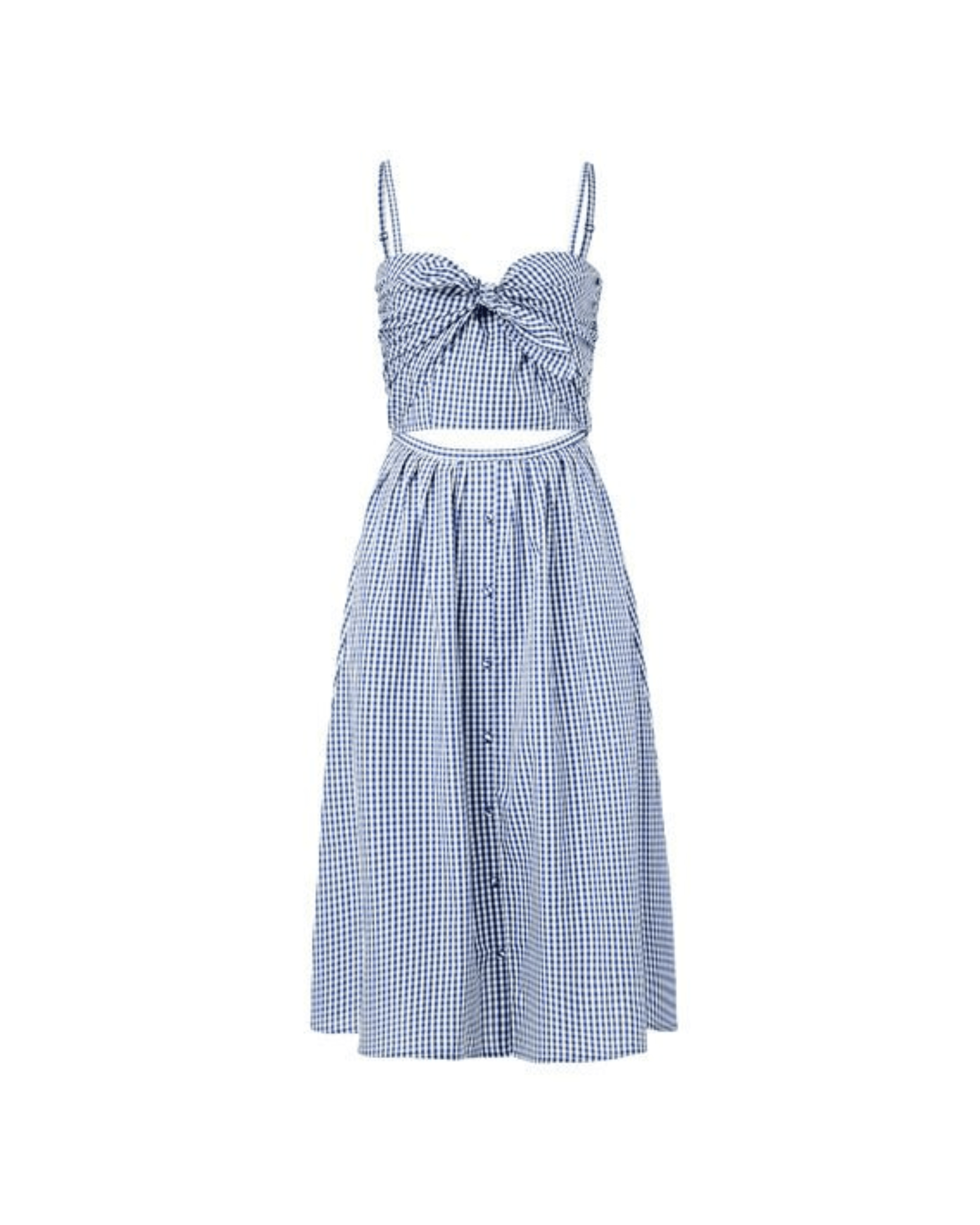 Cotton Checked Sun Dress - Endless - UAE Rental and Resale for Women's Fashion
