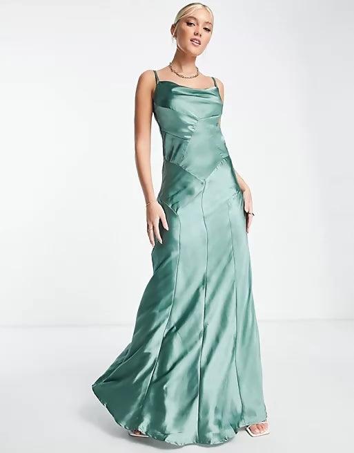 Cowl Neck Cami Dress - Endless - UAE Rental and Resale for Women's Fashion