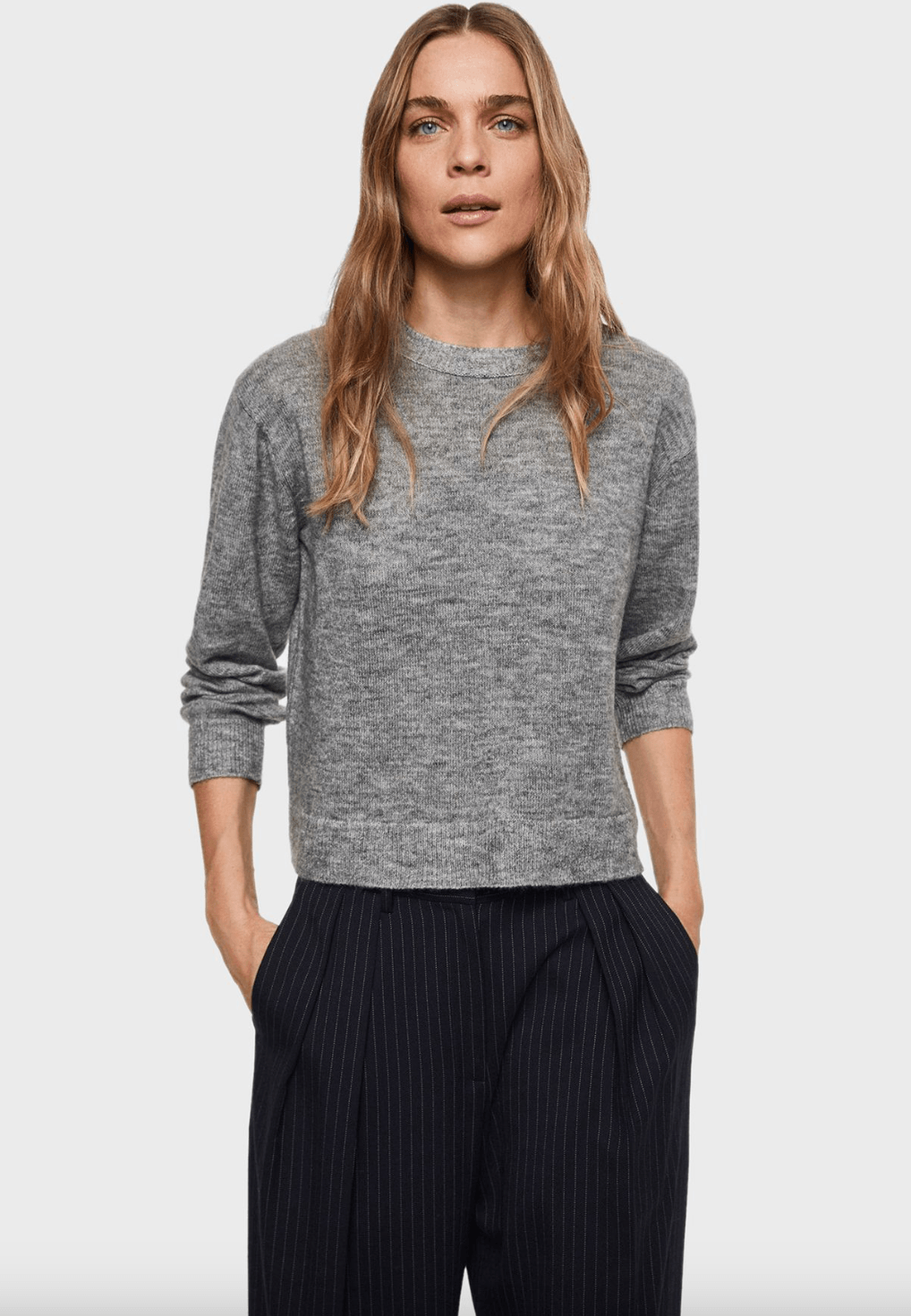 Crew Neck Knitted Sweater - Endless