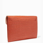 Croc Envelope Clutch - Endless - UAE Rental and Resale for Women's Fashion