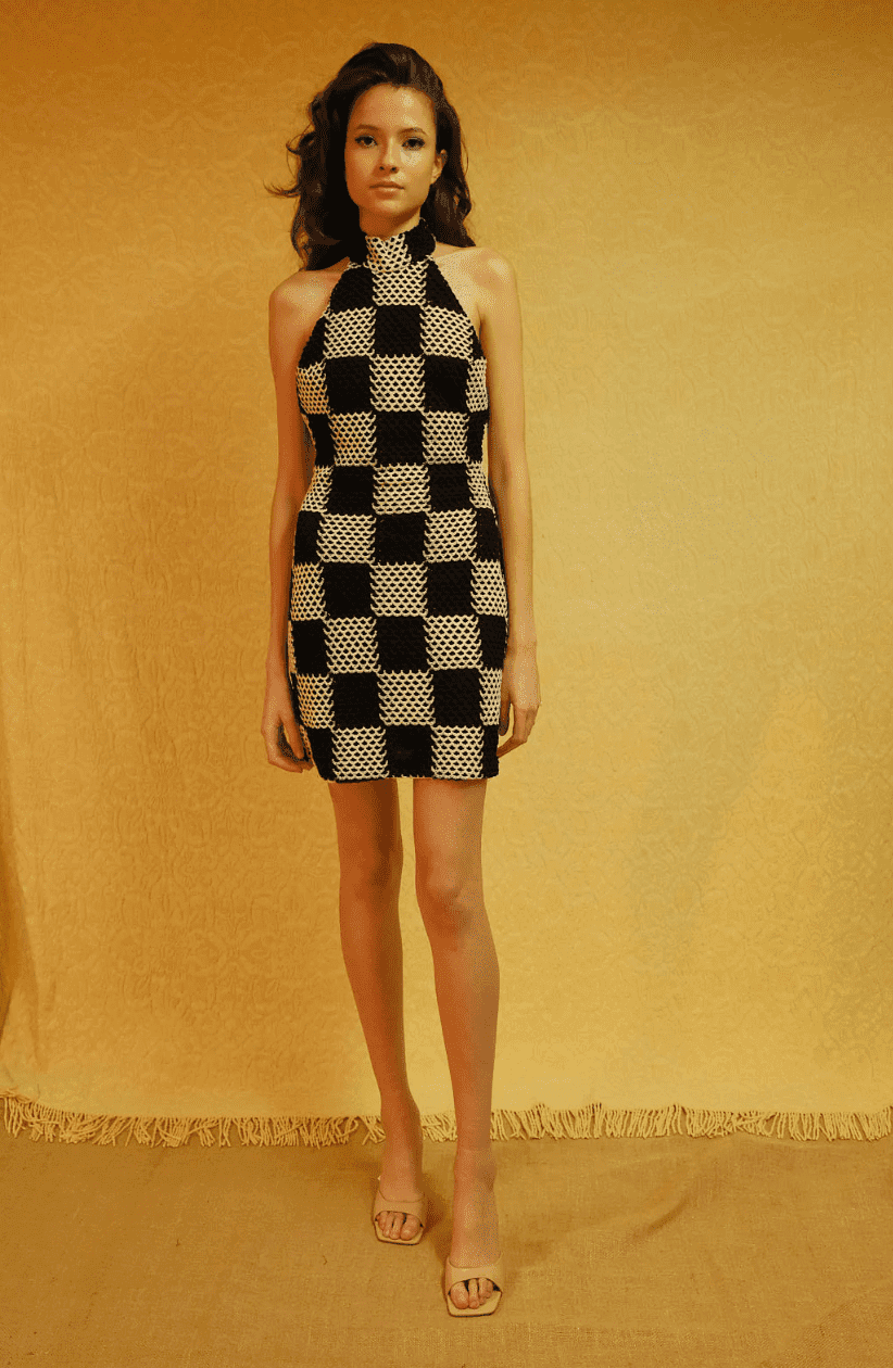 Crochet Fuego Dress - Endless - UAE Rental and Resale for Women's Fashion