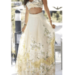 Crop & Maxi Skirt Co-ord Set - Endless - UAE Rental and Resale for Women's Fashion