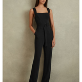 Cross Back Belted Jumpsuit - Endless - UAE Rental and Resale for Women's Fashion